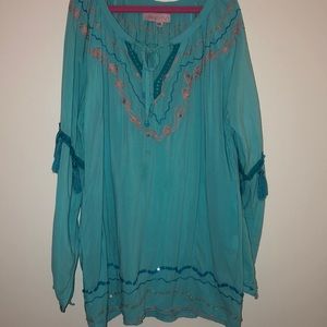Beaded beach top